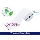 Thermorolle - 57(58) 62 12 (B/D(max.)/K) weiss, 55g, 50m