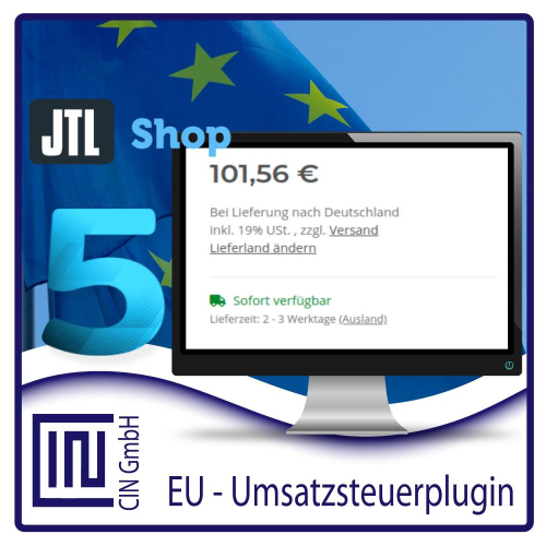 EU Umsatzsteuer JTL-Shop 5 Plugin Miete