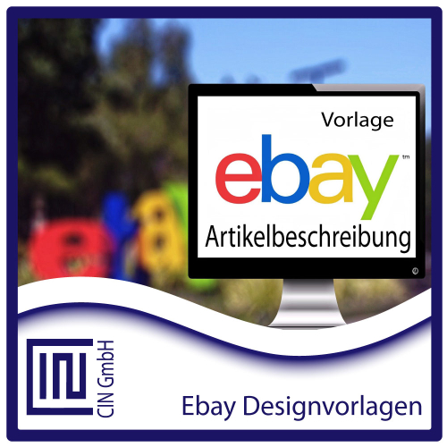 Ebay Designvorlage mit Anpassung CD CI
