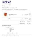 Bestellmail mit Artikelbildern - Standard Vorlage