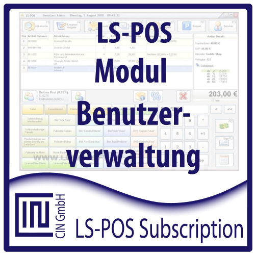 LS-POS Modul Benutzerverwaltung