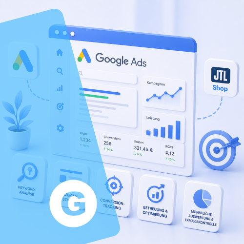 Google Ads Einrichtung & Betreuung für JTL Shop
