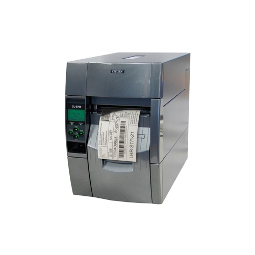 CL-S700IIR - Etikettendrucker, thermotransfer, 203dpi, Aufwickler, USB + RS232 + Parallel, grau