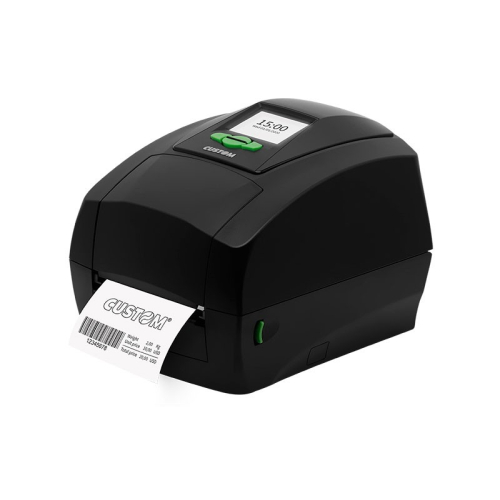 D4 202 - Etikettendrucker, Thermotransfer, 203dpi, USB + RS232, Display, schwarz